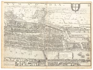 Londres Ancien. Feuille Est - English School
