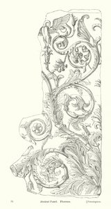 Panneau ancien, Florence (gravure) - English School