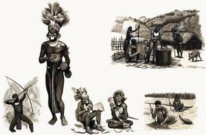 Peuples anciens du monde : Tribus montagnardes de Nouvelle-Guinée -- Les plumes d