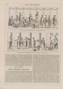 Scènes de marché romain antique - English School