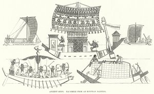 Navires anciens, fac-similé d