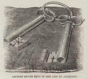 Anciennes clés en argent de la ville d