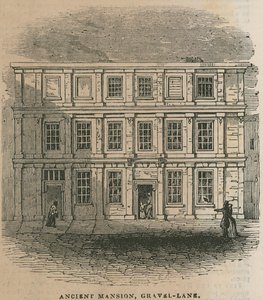 Ancien manoir, Gravel Lane, Londres - English School
