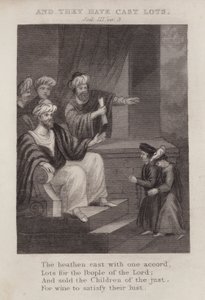 Et ils ont tiré au sort, Joël III, verset 3 - English School