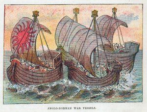 Navires de guerre anglo-normands - English School