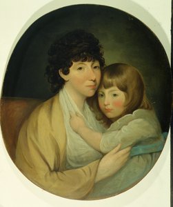 Anna Maria White (Mme Charles Trench) et enfant - English School