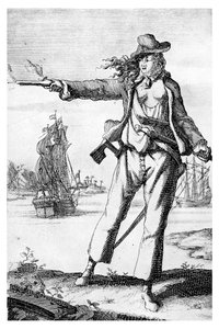 Anne Bonney, extrait de "Gosse History of Piracy" (Histoire de la piraterie)