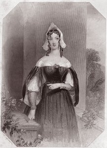Anne Page (Les Joyeuses Commères de Windsor) - « Galerie des femmes de Shakespeare, collection de quarante-cinq portraits sérieux par les premiers artistes de Londres, enrichie de notices critiques et littéraires » vers 1838 - de « Galerie des femmes de Sh