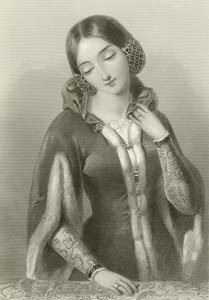 Anne de Bohême, reine du roi Richard II - English School