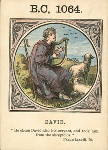 Anno Mundi : BC 1064, David (lithographie couleur)