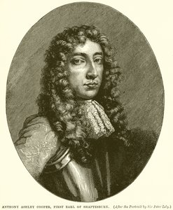 Anthony Ashley Cooper, premier comte de Shaftesbury - English School