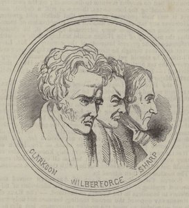 Anti-esclavage, Clarkson, Wilberforce, Sharp - English School