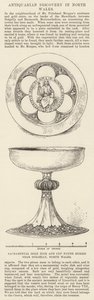 Découverte antiquaire au nord du Pays de Galles (gravure)