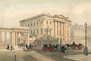 Apsley House et entrée de Hyde Park Corner, Piccadilly, Londres - English School