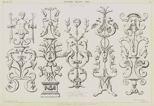 Pilastres arabesques du tombeau du Pape Jules II par Michel-Ange dans l