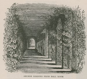 Arcade menant à la salle de bal, Holland House - English School