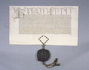 Archive 11980 : Charte enregistrant la concession par le roi Henri VI au New College d