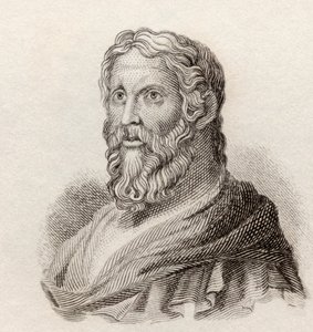 Aristophane, c. 446 à c. 386 av. J.-C. Dramaturge comique de la Grèce antique, d