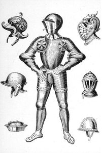 Armures et casques du 15ème siècle - English School