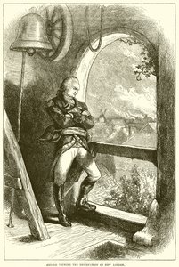 Arnold regardant la destruction de New London - English School