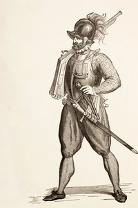 Arquebusier du 16ème siècle, c.1880