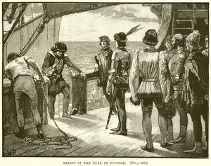 Arrestation du Duc de Suffolk - English School