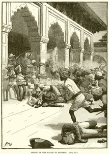 Arrestation du Rajah de Bénarès - English School