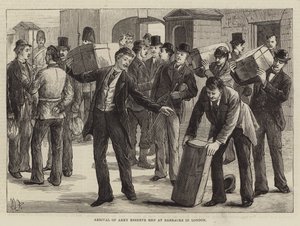 Arrivée des hommes de la réserve de l