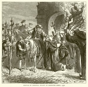 Arrivée du cardinal Wolsey à l