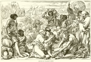 Arrivée de la flotte de Salomon