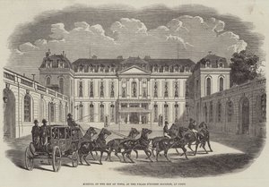Arrivée du Bey de Tunis au Palais d