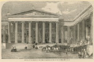 Arrivée des restes du tombeau de Mausole - English School