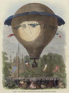 Ascension du ballon Montgolfier de M. Godard - English School