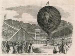 Ascension du ballon Erin-go-nragh de M. Hampton, à l