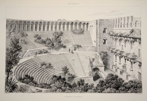 Aspendu - Intérieur du Théâtre, tiré de Les Principales Ruines de l