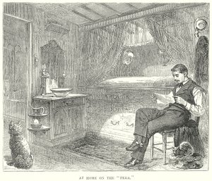 Chez soi sur le "Pera" (gravure) - English School