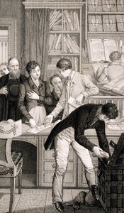 À la banque, c.1800 - English School
