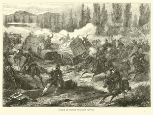 Attaque sur un convoi de provisions français, septembre 1870 - English School