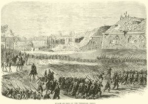 Attaque de Paris par les troupes de Versailles, mars 1871 - English School