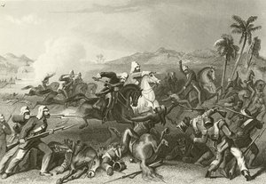 Attaque sur les mutins de Sealkote par la cavalerie irrégulière du général Nicholson - English School