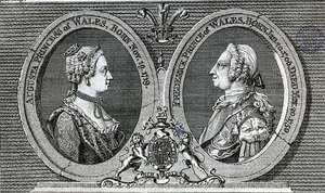 Augusta, Princesse de Galles et Frederick Louis, Prince de Galles, mémorial du Gentleman