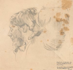Augustus John à la Slade School of Art, vers 1897 - English School