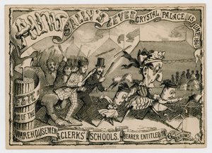 Levee de Tante Sally, Crystal Palace, 15 juin 1861 - English School