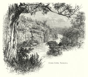 Australie : Corra Lynn, Tasmanie (gravure) - English School
