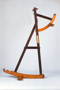 Bâton arrière (lignum vitae et buis)