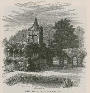 Salle de bal dans le jardin hollandais, Holland House