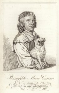 Bampfylde Moore Caren, roi des mendiants