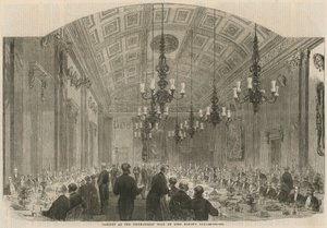 Banquet à la Fishmongers Hall le jour du Lord Maire - English School