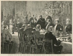 Banquet donné par le Lord Maire au Mansion House - English School