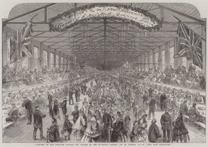 Banquet aux Fusiliers Guards et autres troupes de Sa Majesté - English School